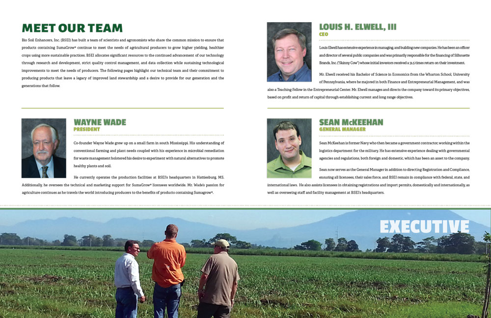 spread in Bio Soil Enhancers company profile